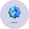 Icon representing verified hosts and trusted stays on Ghecs